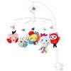 Fehn giostrina musicale COLOR Friends - mobile da appendere con melodia musicale ninna nanna Reverie e personaggi per calmare e intrattenere - Con fissaggio al letto per bambini da 0 a 5 mesi
