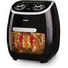 Tower T17038 Forno ad Aria/Friggitrice ad Aria Manuale Xpress 5-in-1, Air Fryer con Circolazione Rapida dell'Aria, Friggitrice Aria/Fornetto con Timer 60 Minuti, 11L, 2000W, Nero