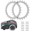 TRUSTLIONTEK Miglioramento della trazione per robot tosaerba, compatibile con robot tosaerba Bosch, dimensione ruota 170 mm. (Bosch)