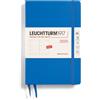LEUCHTTURM1917 371018 Agenda settimanale Paperback (B6+) 2025, Sky, inglese