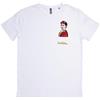 art & design 24 Art&design24 T-Shirt I'm Frida, Maglia Mezza Manica Frida Kahlo tg. XS, Maglietta Cotone Biologico con Ricamo Oro, Girocollo a Costina, Tubolare, Unisex