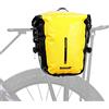 Rhinowalk Borsa da Bicicletta per Portapacchi Impermeabile 7L Borsa per Bicicletta per Portapacchi Borsa Laterale per Bicicletta con Rolltop Borsa per Ruota Posteriore con Cinturino per Spalla