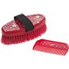 Heunec 893160 - Set per la Cura di Peluche Cavalli in Rosso