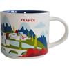 Starbucks Francia France Mug YAH Tu Sei Qui Collezione - 14 FL oz / 414 ml