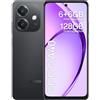 OPPO A40 Smartphone, Fotocamera AI 50MP, Selfie 5MP, Display 6.67" 90HZ LCD HD+, 5100mAh, RAM 12 GB (6+6) + ROM 128GB, IP54, [Versione Italia], Sparkle Black