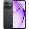 OPPO A40M Smartphone, Fotocamera AI 50MP, Selfie 5MP, Display 6.67" 90HZ LCD HD+, 5100mAh, RAM 16 GB (8+8) + ROM 256GB, IP54, [Versione Italia], Sparkle Black