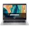 Acer Chromebook CB314-2H-K3JJ MediaTek MT8183 Computer portatile 35,6 cm (14") Full HD 8 GB DDR4-SDRAM 128 GB eMMC Wi-Fi 5 (802.11ac) ChromeOS Argento