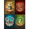 KEYRANKE® 4 Pezzi 5d Diamond Painting Harry potter Bambini Kit Completo Diy Diamant Painting Set, Passatempo Per Adulti Bambini daimon painting (30x40)