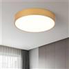 Schindora Lampada da soffitto a LED color oro, Ø 30 cm, in metallo, 24 W, lampada da soffitto a LED, 3 codici a scelta, 3000 k/4500 k/6000 K, rotonda, per ufficio, camera da letto