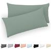 Twinzen - Federa Cuscino 50x80 cm - Set da 2-100% Cotone - Verde