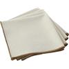 ED ENJOY HOME Set di 4 tovaglioli in tessuto ecrù, 40 x 40 cm, effetto lino, in cotone riciclato 180 g/m², finitura design bombato naturale beige, collezione di biancheria da tavola Lina alla moda bohémien Chic,