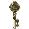 Angelitos de Mexico Big Saint Benedict Key for Home Protection Wall Decor Hang on Door House Blessing