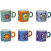Villa d'Este Home Tivoli Set 6 tazzine caffè in porcellana new bone china, Crochet