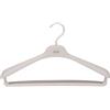 Joseph Joseph Orderly Appendini per Abiti e Cappotti, Set da 2, Barra Antiscivolo per Pantaloni, Spalle Larghe, Gancio Girevole, in Plastica Riciclata