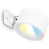 BRILONER - Lampada da parete senza collegamento alla corrente con batteria ricaricabile, magnetica, ruotabile, dimmerabile, CCT, lampada da letto, lampada da comodino, lampada da lettura, bianco