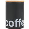 Villa d'Este Home Tivoli Barattolo caffè 750 ml in ceramica, coperchio in bambù, Bamboo