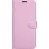 zl one Compatibile con/sostituzione per custodia per telefono Oppo K1 / RX17 Neo PU pelle di protezione slot per carte di credito Custodia a portafoglio Flip Cover (rosa)