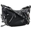 Desigual, Bols_Mickey Rock Kuwait M Donna, Nero, taglia unica