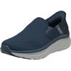 Skechers D'lux Walker Orford - Mocassini da Uomo, Carbone, 42.5 EU