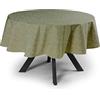 MyVorrei Tovaglia Fiandra Cotone 100% Rotonda cm 180x180 Senza Tovaglioli