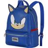 KARACTERMANIA Sonic The Hedgehog - SEGA -Sonic Face-Zaino Heady, Blu, 24.5 x 29 cm, Capacità 8 L