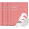 Pipihome 5Pcs Bio-Collagen Mask, Maschera Viso Coreana, Bio-Collagen Real Deep Mask Overnight Coreane, Maschera Viso Idratante al Bio-collagene, Anti Wrinkle Lifting Mask
