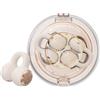 ZOMBIES CAT Cuffie Bluetooth Open Ear Auricolari Bluetooth 5.3 60H Playback cuffie sport stereo con bassi profondi Effetti di luce esclusivi cuffie senza filo per iOS Android, B3 Bianco