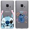 Omyzo [2 pezzi] Cover per Samsung Galaxy S9 5,8,Custodia Morbide Silicone con Cute Cartone Animato Disegni Trasparente Opaco TPU Bumper Ultra Sottile Antiurto Protettivo Case per Samsung S9