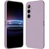 RankOne Custodia per Samsung Galaxy A55 5G (6.5 Inches) Cover Morbida in Silicone TPU - Erba Viola