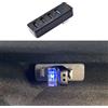 Leikaendi Vano Portaoggetti USB Hub compatibile con Tesla 2024-26 Model 3 Highland e 2025-26 Model Y Juniper, Accessori per Docking Station 4-in-1 per Dashcam Ricarica Trasferimento Dati Gioco Musica