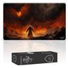 GuardMat - The Shadow and The Flame (Bordi Cuciti) - Tappetino per Carte Magic - Tappeto per Gioco Magic The Gathering - Playmat Compatibile con MTG, Signore degli Anelli, Pokemon, TCG, Gioco di Carte