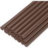 QUARKZMAN 20pz Stick Colla a Caldo per Pistola Colla a Caldo 7mm x 200mm/0,28 x 8 Mini Bastoni di Colla a Caldo Adesiva Marrone