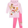 Paw Patrol Felpa Con Cappuccio E Leggins | Skye Abbigliamento Bambina | Vestiti Bambini Rosa 5-6 Anni