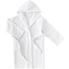 Top towel - Accappatoio bambina - Accappatoio ragazzo - 100% cotone - Spugna 450 grammi - Da 10 a 12 anni - Bianco