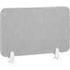Beliani Pannello Divisorio Fonoassorbente in PET 80 x 40 cm Grigio Chiaro