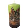 Comarco Sa Candela cero con decorazione foglia 7x14 cm