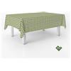 ECOMMERC3 | Tovaglia Vichy antimacchia per tavolo rettangolare dimensioni 100x140 cm | Tovaglia resinata antimacchia, ultra morbida, impermeabile, Vichy Pistacchio