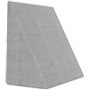 bonmedico Cuscino a Cuneo - Guanciale Lombare Cervicale Ergonomico Antireflusso - Schienale Ortopedico Alzagambe in Memory Foam per Dormire e Leggere
