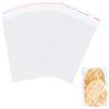 SUBTAVIK 100 Pezzi Piccoli Sacchetti di Cellophane Trasparenti Autoadesivi - Per Dolci, Biscotti, Gioielli, Regali e Forcine (10x15 cm/3,9x5,9 Pollici)