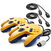 miadore 2 set Retro '64-bit N64 Controller Gamepad Joystick per n64 Konsole 6 ft/1.8 m N64 cavo di prolunga per n64 Controller N64 Console di gioco