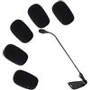 Gowxs 5 pezzi di ricambio per microfono in spugna antivento in schiuma per microfono Shure CVG18-B/C accessori condensatore a collo di cigno