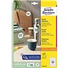 Avery Zweckform L3416-10 - Etichette rotonde (120 adesivi su 10 fogli, per stampa, autoadesive, Ø 60 mm, A4, punti adesivi per contrassegnare documenti, prodotti), bianco