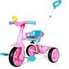 KRIDDO 2 in 1 Triciclo per Bambini da 2 a 3 Anni, Ruote EVA Aggiornate, Regalo per Bambini, Tricicli per Bambini dai 18 Mesi ai 3 Anni, con Maniglione regolabile e Campanello a Forma di Anatra, Rosa