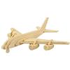 Georgie Porgy Kit da Costruzione per Bambini in Legno Modello Puzzle Aereo in Legno 3D (JP270 Aircraft 35pcs)