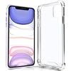 N NEWTOP Cover Compatibile con Apple iPhone 5G / 5S / 5SE, Posteriore Semi Rigida TPU Hard Clear Anti-Shock Custodia Guscio Case Retro Protettiva Semirigida Trasparente Angoli Rinforzati