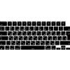 MiNGFi russo silicone coperchio della tastiera Copritastiera per MacBook Pro 14 A2442 (2021+) MacBook Pro 16 A2485 (2021+) M1 Pro/Max chip Touch ID EU/ISO layout della tastiera - Nero