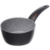 Moneta Casseruola a 1 Manico 16cm, 1.3L, Nero, Siliconato, per Induzione e Tutti i Piani Cottura, Lavabile in Lavastoviglie, Prodotto in Italia, 5 Anni