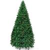 LIFEZEAL Albero di Natale Artificiale 240 cm, Abete Natalizio Foltissimo, 1138 Rami, Christmas Tree, in PVC, Base Pieghevole in Metallo, Realistico, Stabile, per Interno, Esterno, Montaggio Facile