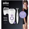 Braun Silk-épil 5 -825 Power Epilatore Donna Primi Utilizzi Delicato C