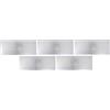 Alberts 820824 piastra forata, argento